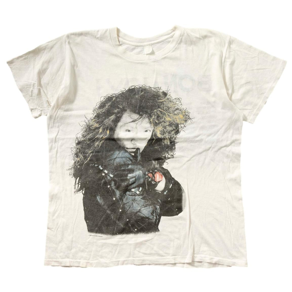 BON JOVI 1988 PORTRAIT BACK YOUR WHITE OSFA FITS XL 9969
