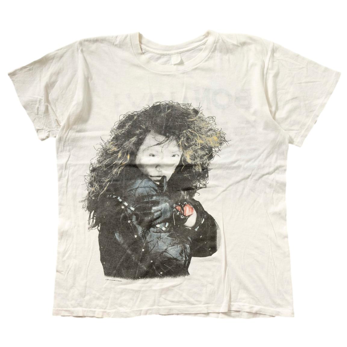 BON JOVI 1988 PORTRAIT BACK YOUR WHITE OSFA FITS XL 9969