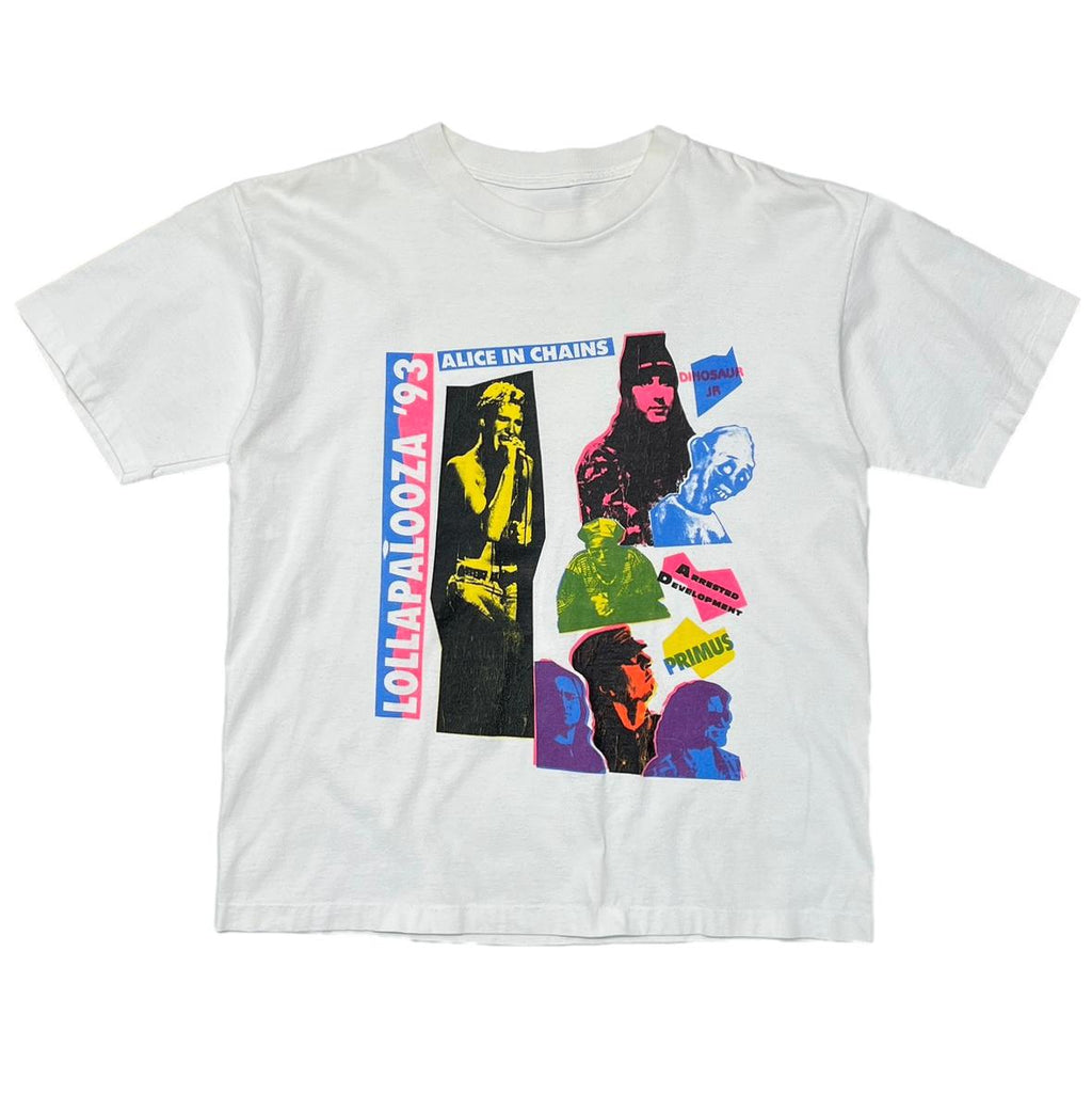 LOLLAPALOOZA 1993 FESTIVAL WHITE FITS XL 0738