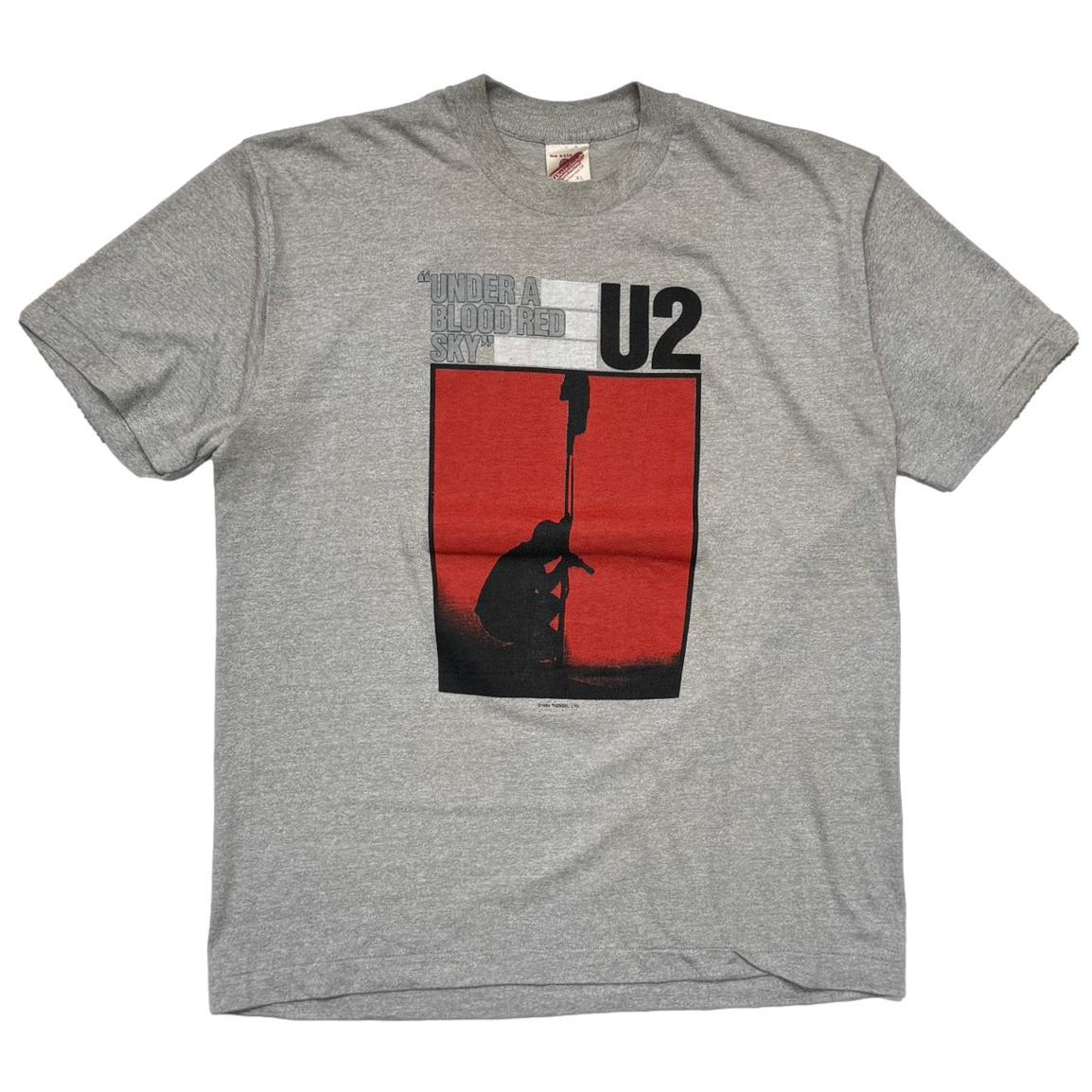 U2 UNDER A BLOOD RED SKY 1984 GREY WINTERLAND XL 8697