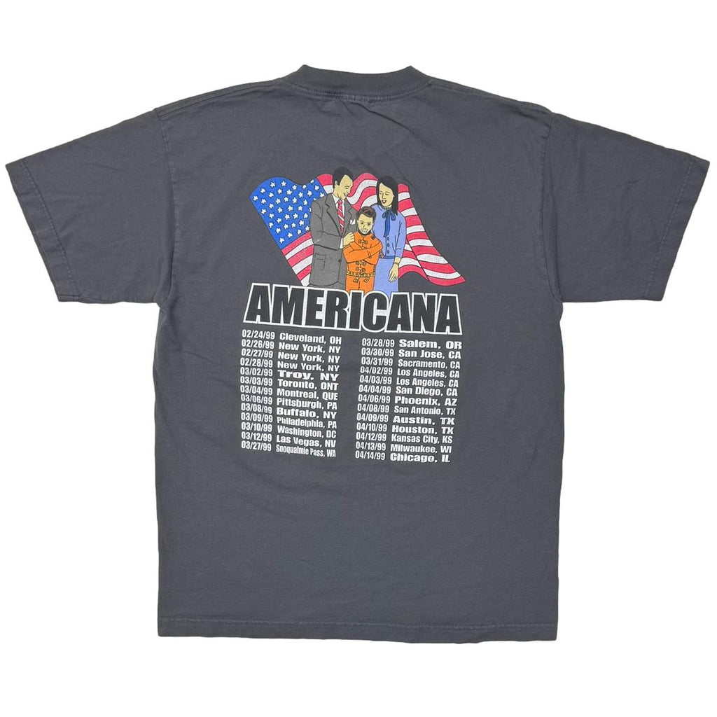 THE OFFSPRING AMERICANA TOUR 1998 CHARCOAL FITS LARGE 4399