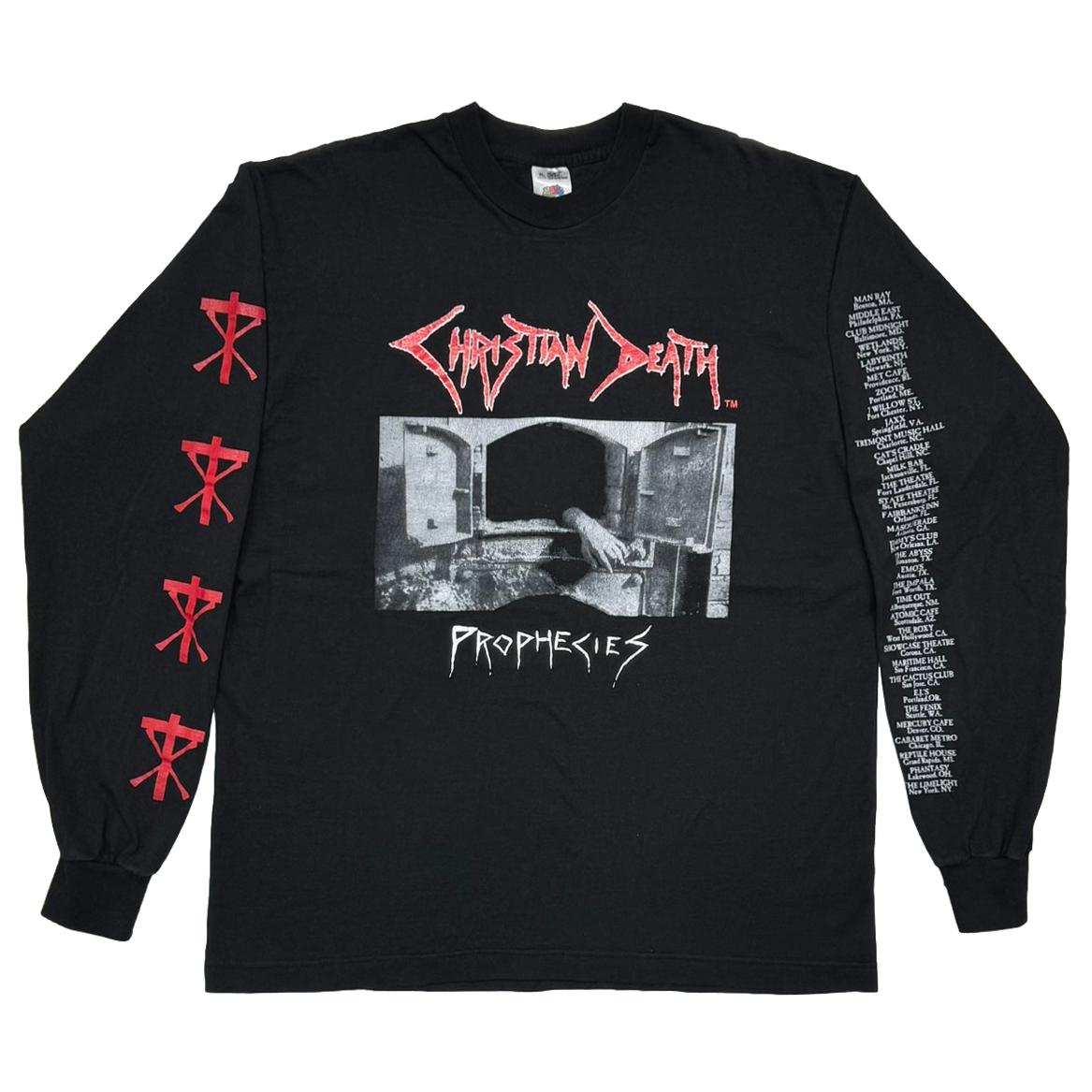 CHRISTIAN DEATH PROPHECIES LS FRUIT OF THE LOOM XL 7676