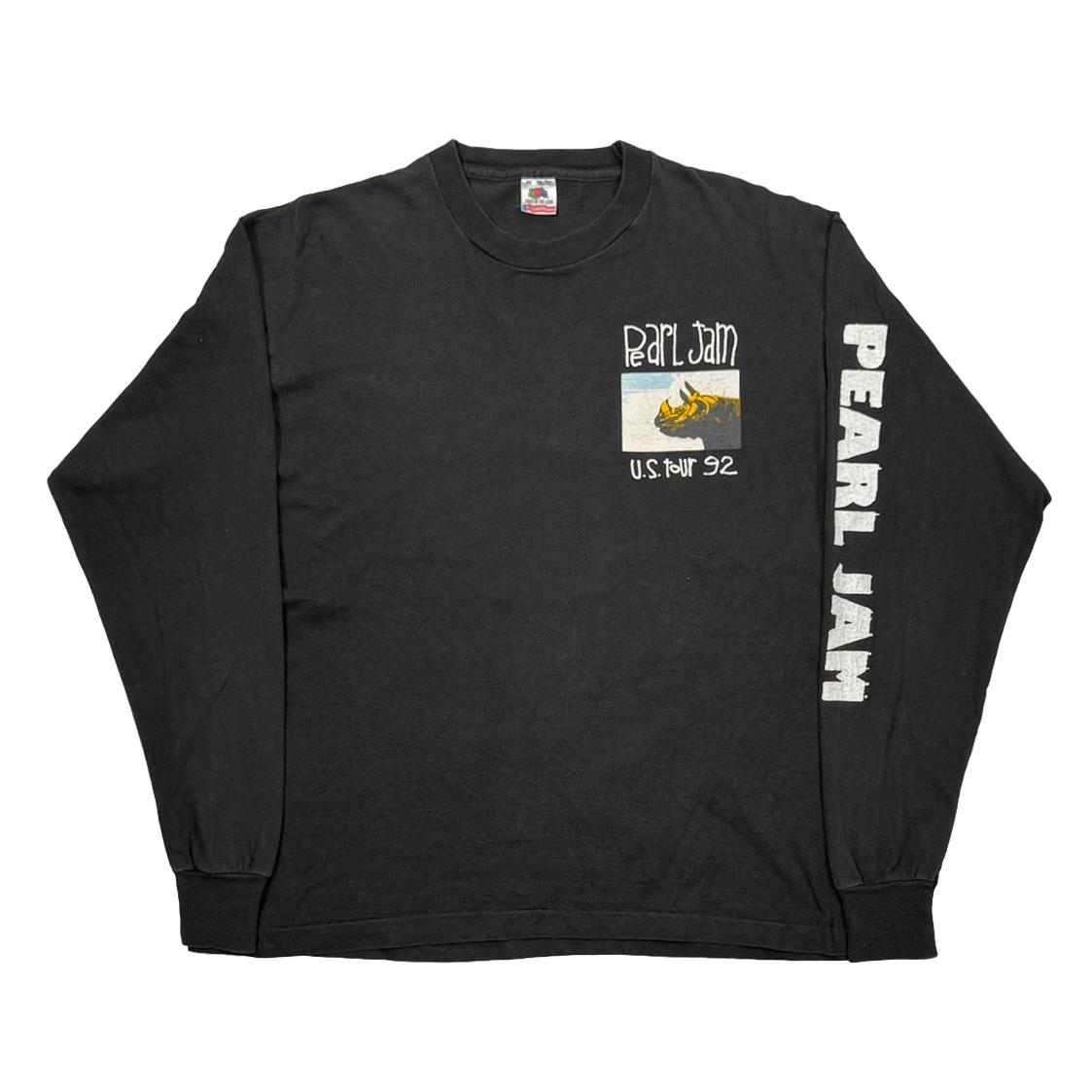 PEARL JAM US TOUR 92 LS FRUIT OF THE LOOM XL 1254