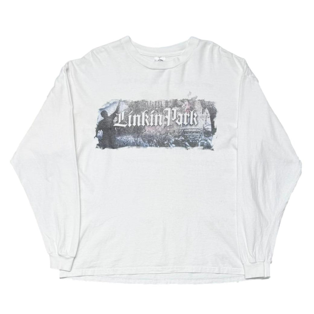 LINKIN PARK METEORA WORLD TOUR 2004 LS WHITE DELTA XL 0642