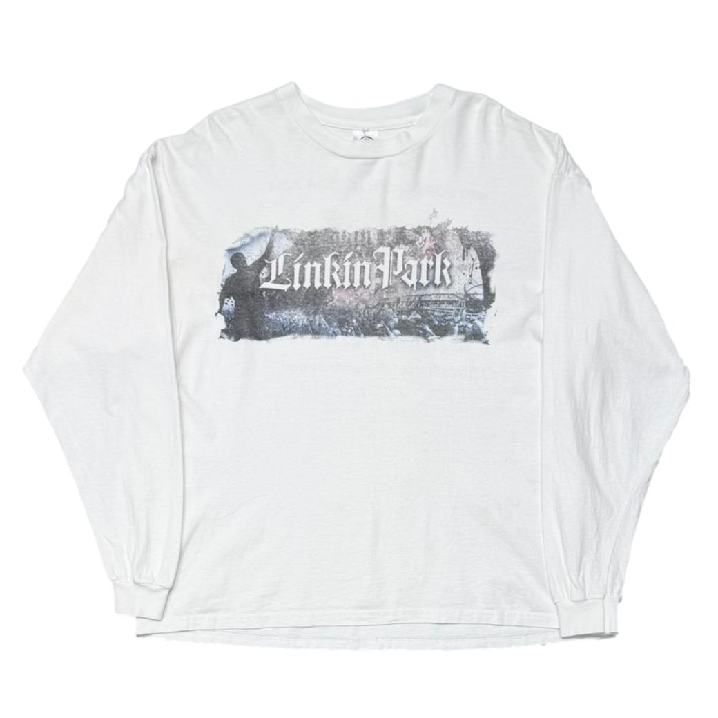 LINKIN PARK METEORA WORLD TOUR 2004 LS WHITE DELTA XL 0642