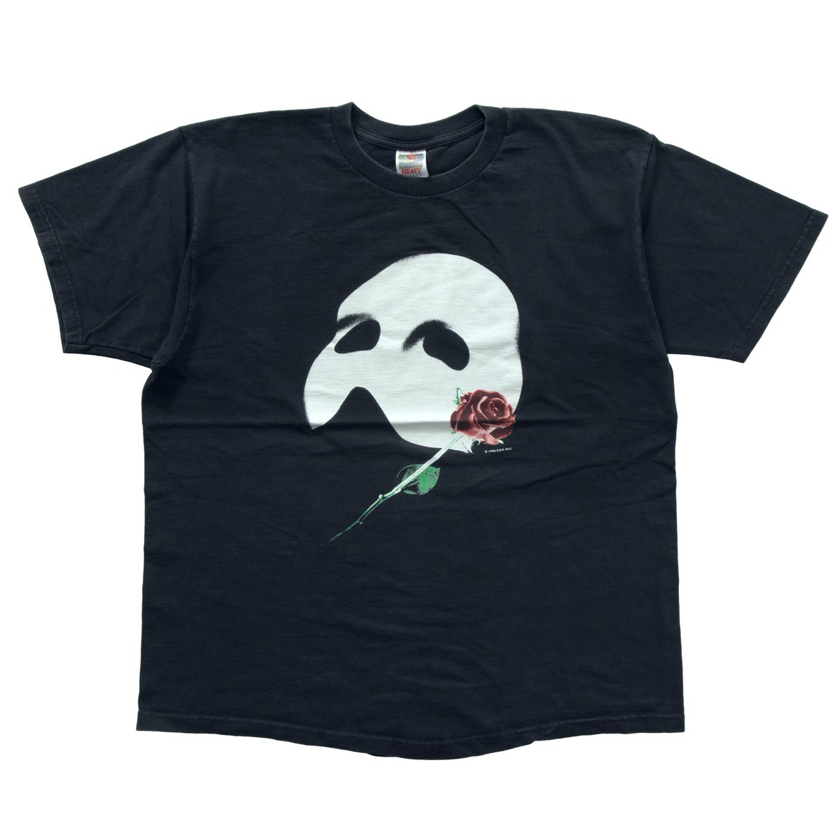THE PHANTOM OF THE OPERA FACE MASK & ROSE FRUIT OF THE LOOM XL 0342