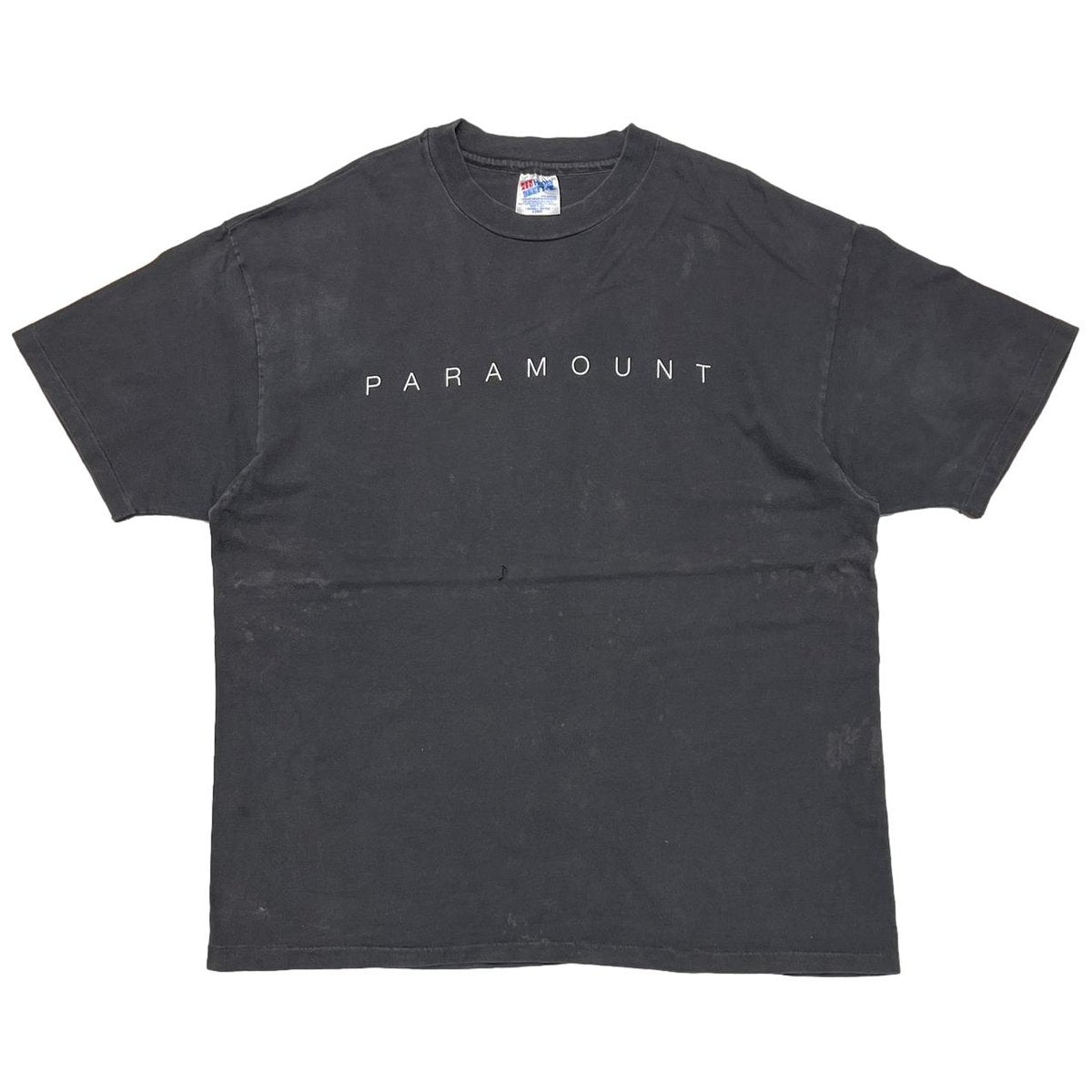 PARAMOUNT COMPANY PROMO TEXT HANES XL BLACK 0499