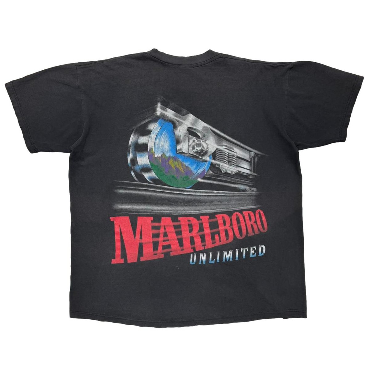 Marlboro UNLIMITED RAILROAD POCKET TEE FITS XL 6392