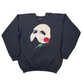 PHANTOM OF THE OPERA FRONT BIG MASK&ROSE CREWNECK SWEAT FRUIT OF THE LOOM XL 4559