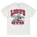 LORD'S GYM HIS PAIN YOUR GAIN THE SIN OF THE WORLD WHITE DELTA LARGE 9351