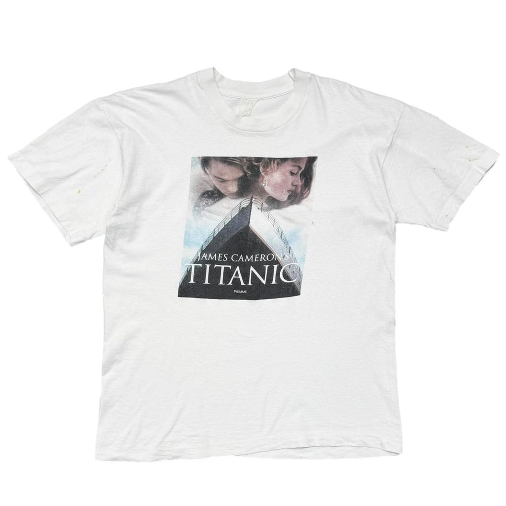 TITANIC MOVIE PROMO POSTER GRAPHIC EURO WHITE SCREEN STARS FITS LARGE 5637
