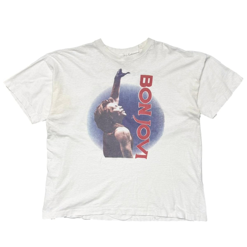 BON JOVI CROSSROAD EUROPEAN TOUR 1995 WHITE FITS XL 6699