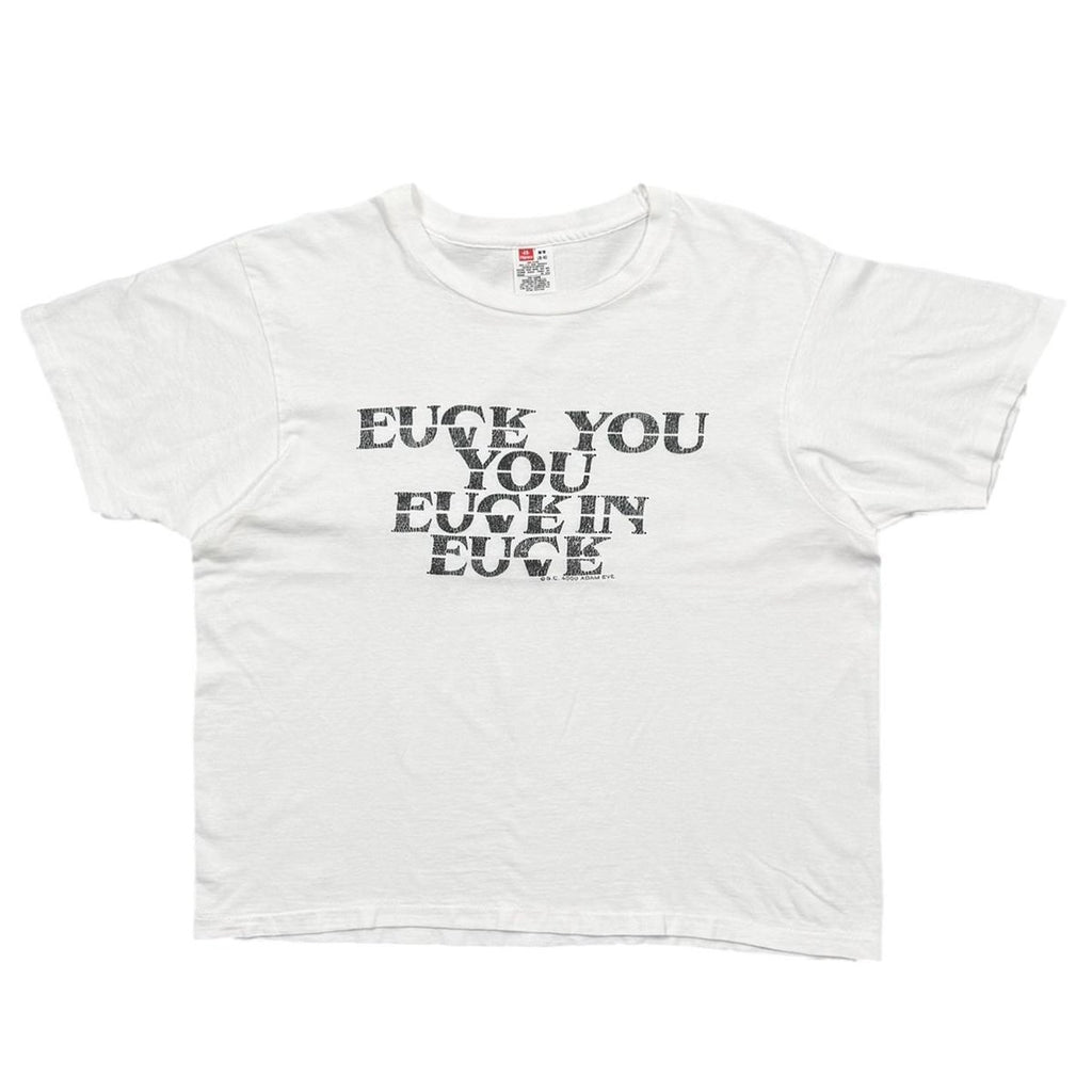 greatLAnd fuck love shirt / new vintage HANES MEDIUM 6039