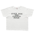 greatLAnd fuck love shirt / new vintage HANES MEDIUM 6039