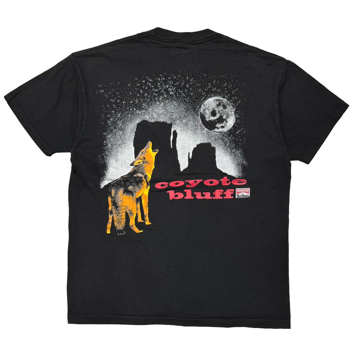 Marlboro COYOTE BLUFF POCKET TEE BLACK FRUIT OF THE LOOM XL 3032