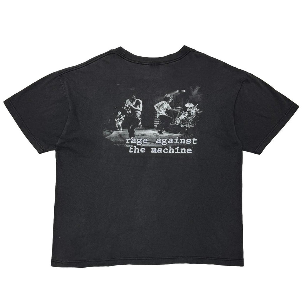 RAGE AGAINST THE MACHINE FRONT R LOGO BACK STAGE PERFORMANCE GIANT XL 1622