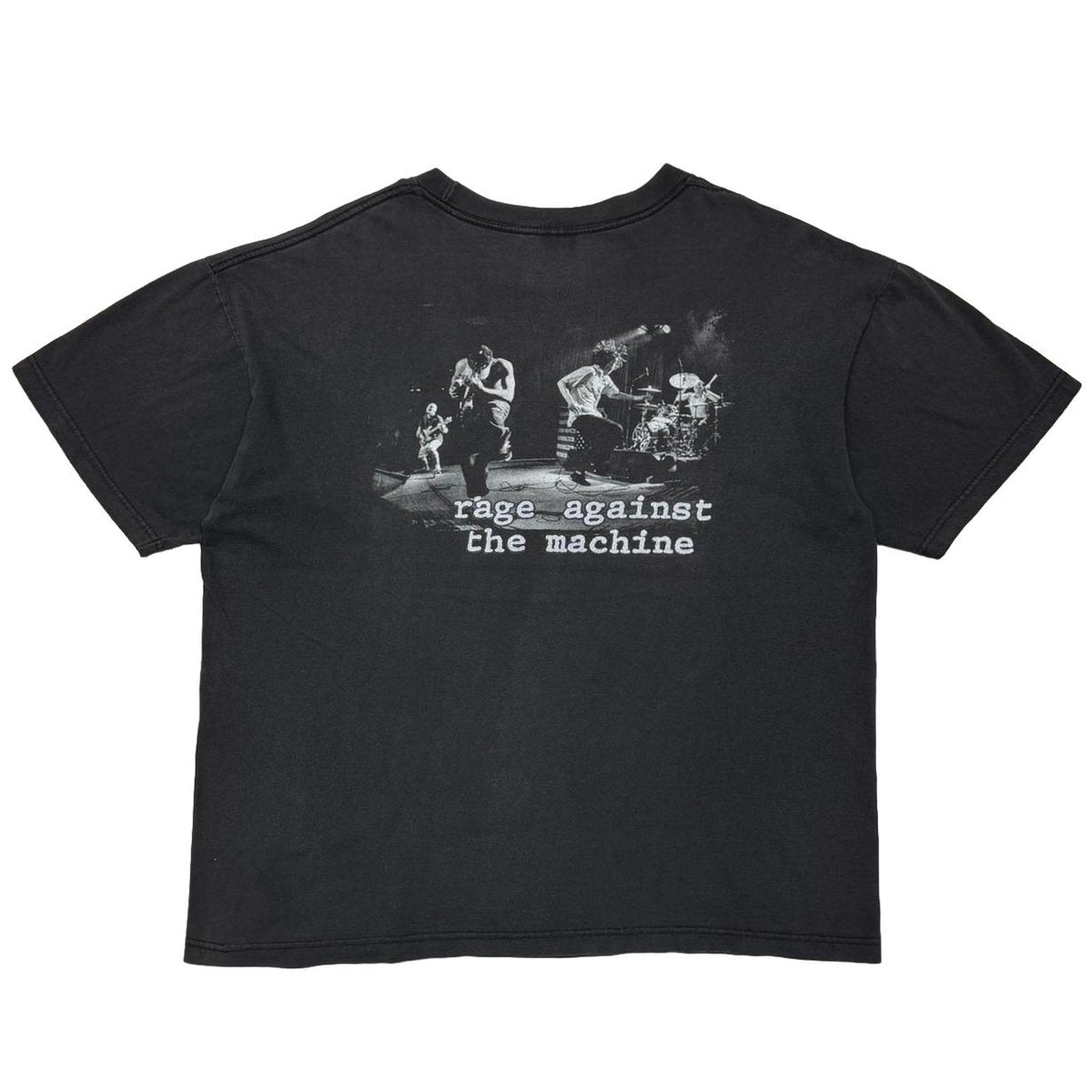 RAGE AGAINST THE MACHINE FRONT R LOGO BACK STAGE PERFORMANCE GIANT XL 1622