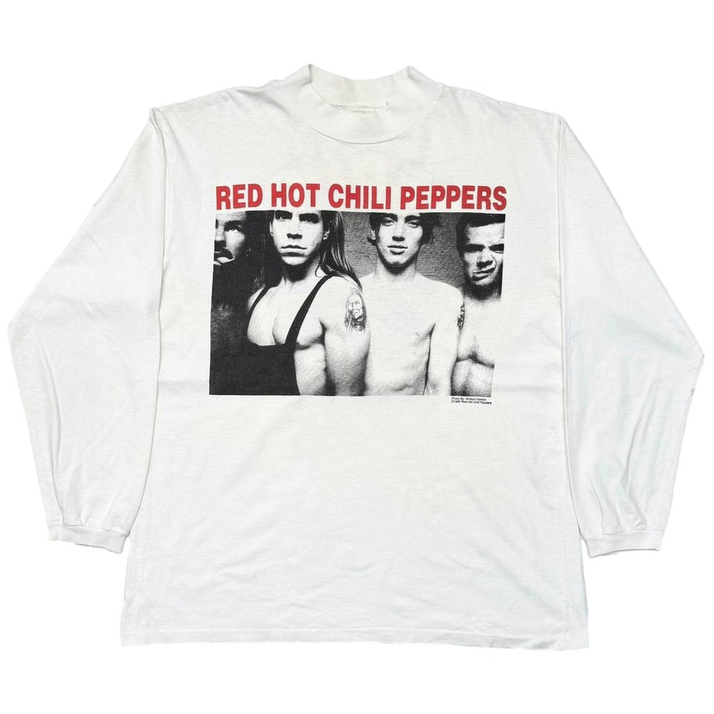 RED HOT CHILI PEPPERS WILLIAM HAMES MEMBER PORTRAIT LS WHITE TOP HEAVY XL 7778