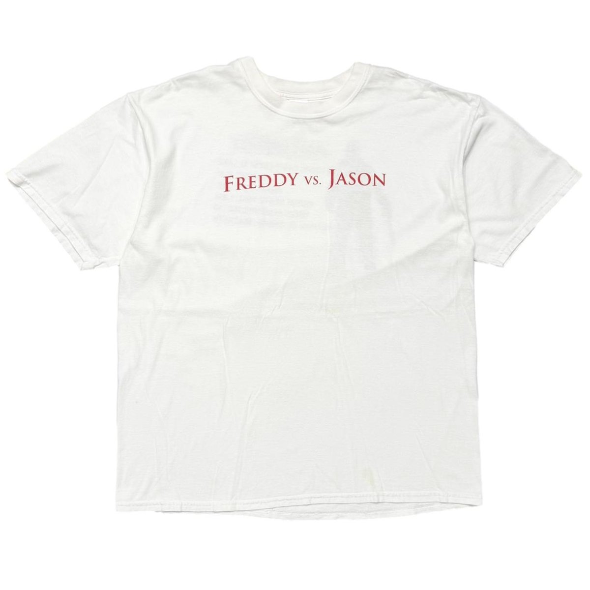 FREDDY VS JASON 2003 JASON VOORHEES WHITE GILDAN XL 1104