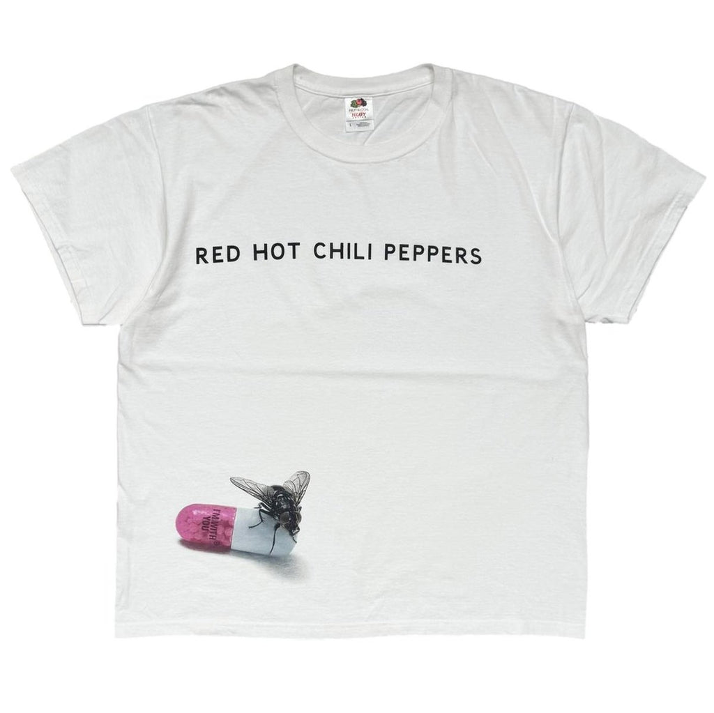 RED HOT CHILI PEPPERS I'M WITH YOU WHITE FRUIT OF THE LOOM LARGE 2484
