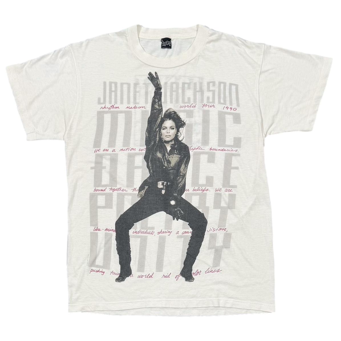 JANET JACKSON RHYTHM NATION WORLD TOUR 1990 TOPTEE LARGE 5313