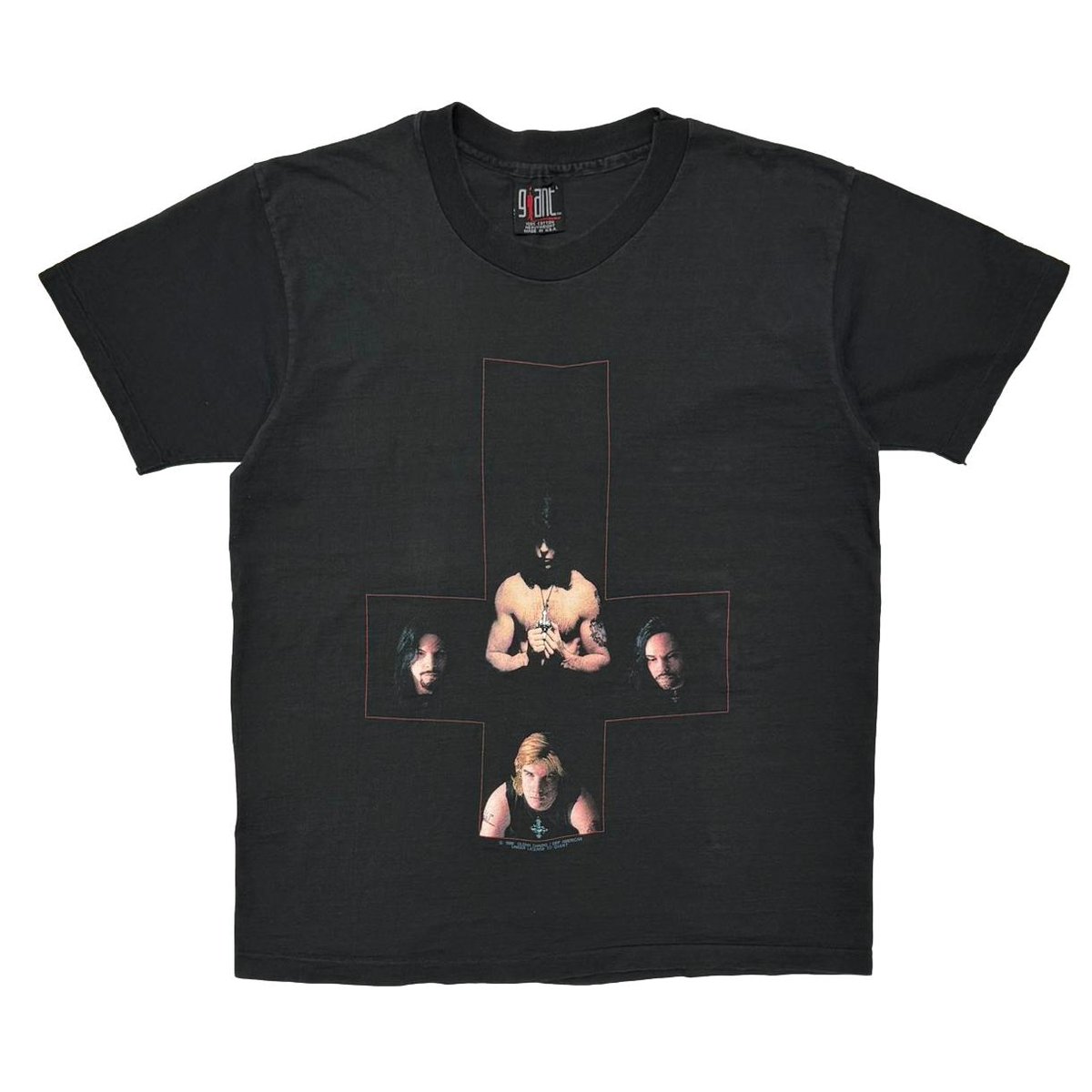 DANZIG CROSS MEMBER 1990 HOW THE GODS KILL BLACK GIANT LARGE 6638