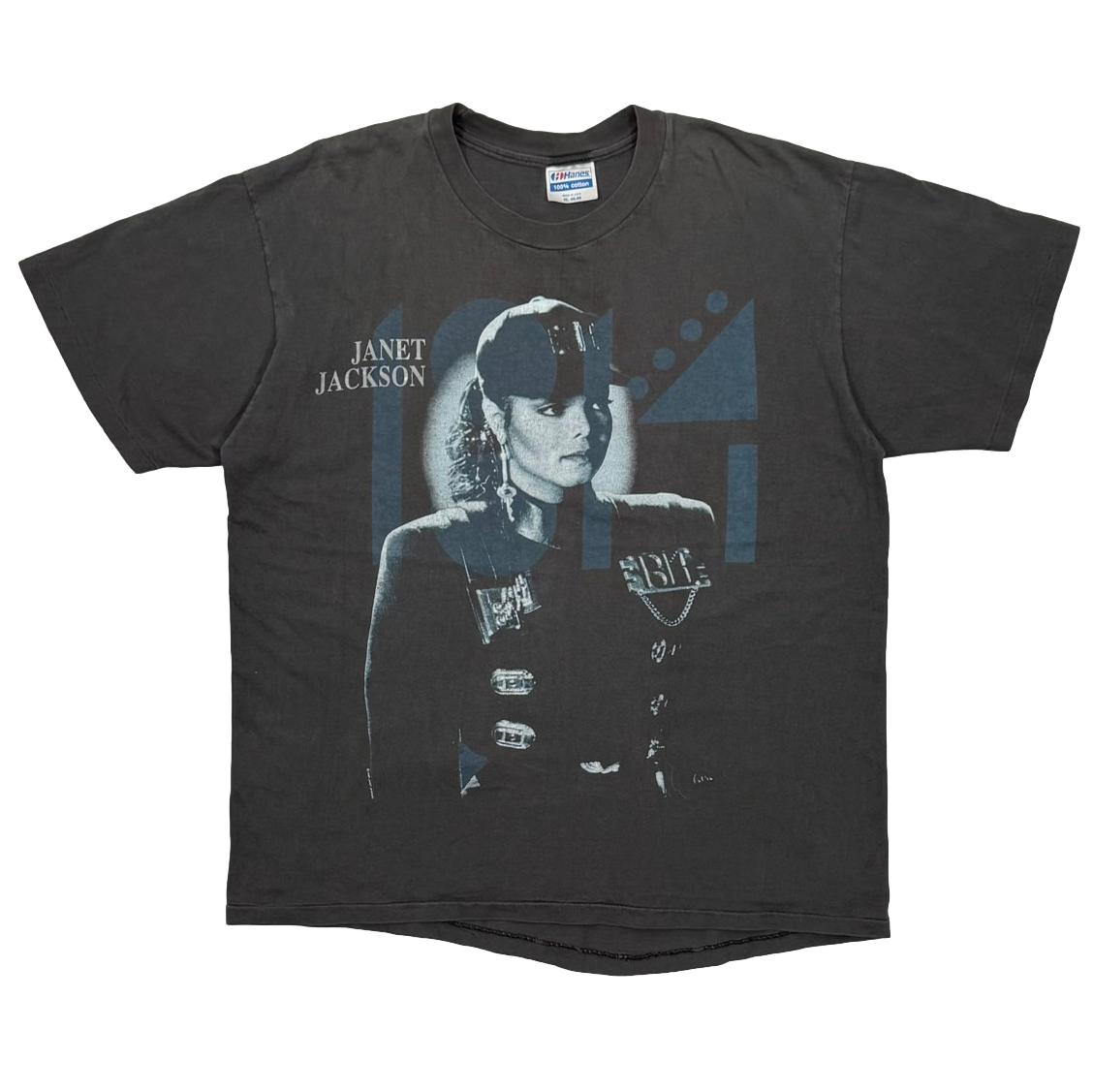 JANET JACKSON 1990 RHYTHM NATION 1814 TOUR HANES XL 6475