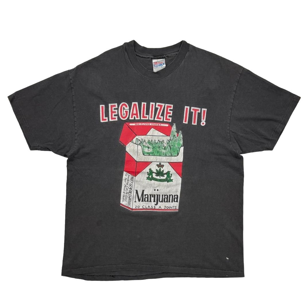 OLD&VINTAGE MARIJIANA 1993 LEGALIZE IT! HANES XL 0710