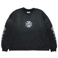 greatLAnd ORIGINAL CLUNKERS CREWNECK SWEAT SHIRT BLACK