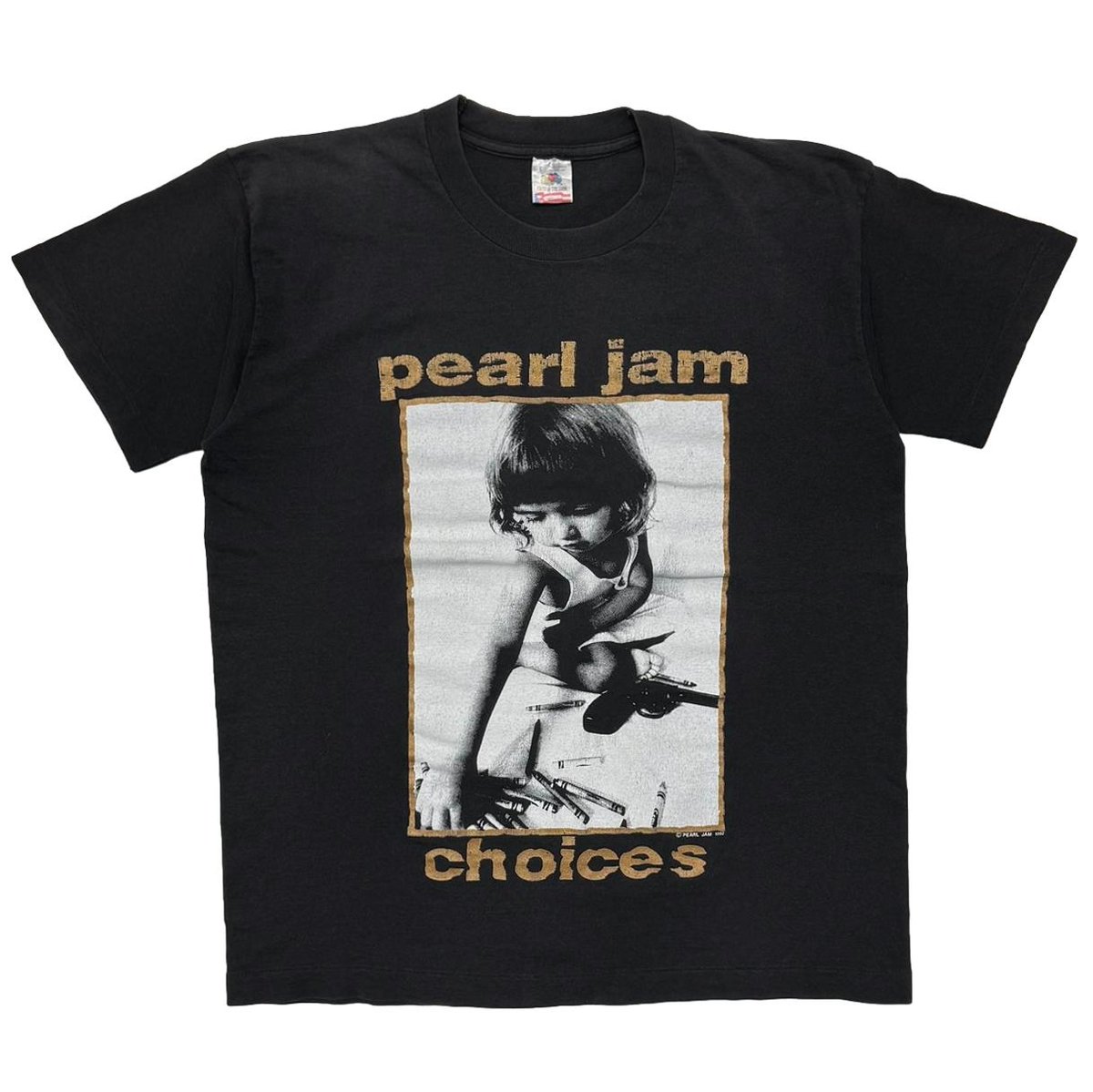 PEARL JAM CHOICES FRUIT OF THE LOOM LARGE 3040