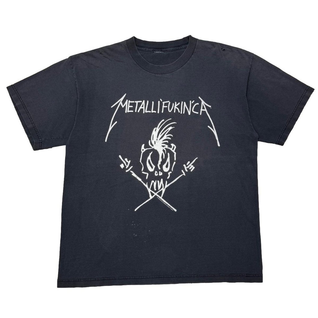 METTALLICA METALLIFUKINKA BEEN THERE DONE IT FADE BLACK FITS XL 8156