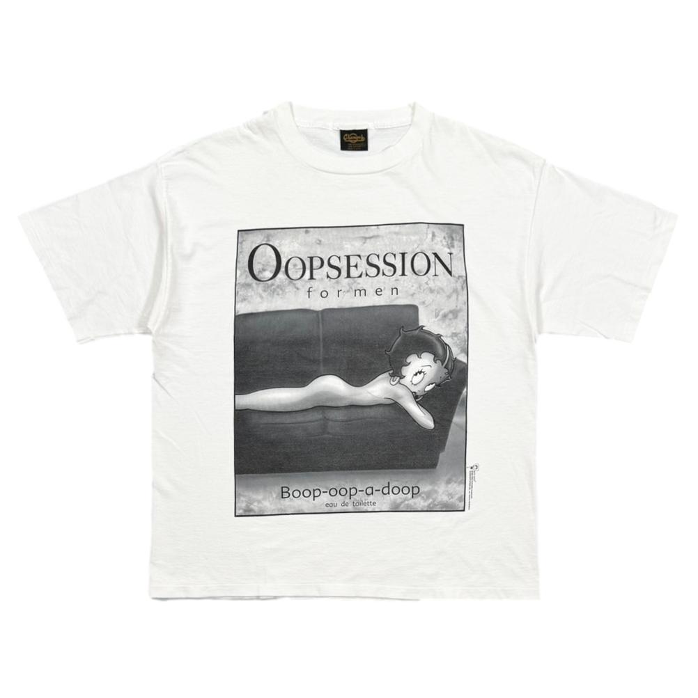 BETTY BOOP OOPSESSION FOR MEN CALVIN KLEIN PARODY WHITE CHANGES XL 9800