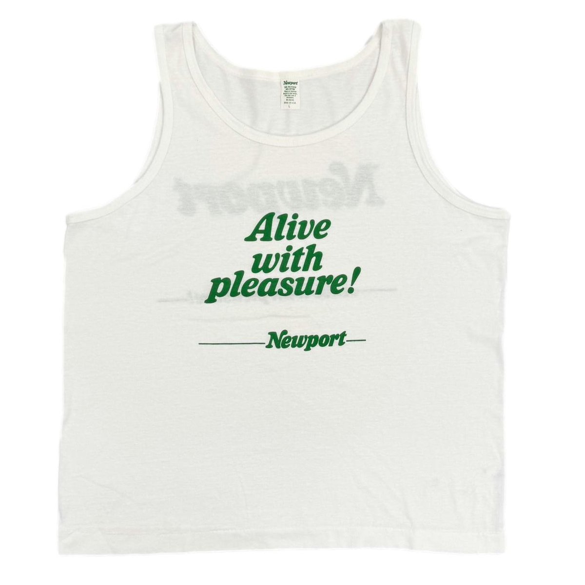 Newport ALIVE WITH TANKTOP WHITE LARGE 6887