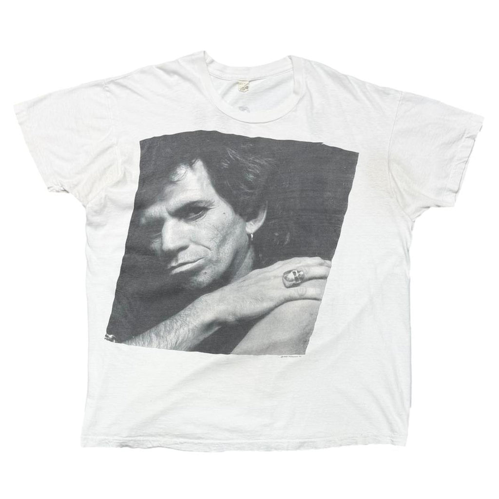 KEITH RICHARD 1988 TOUR WHITE SCREN STARS XXXL 3338