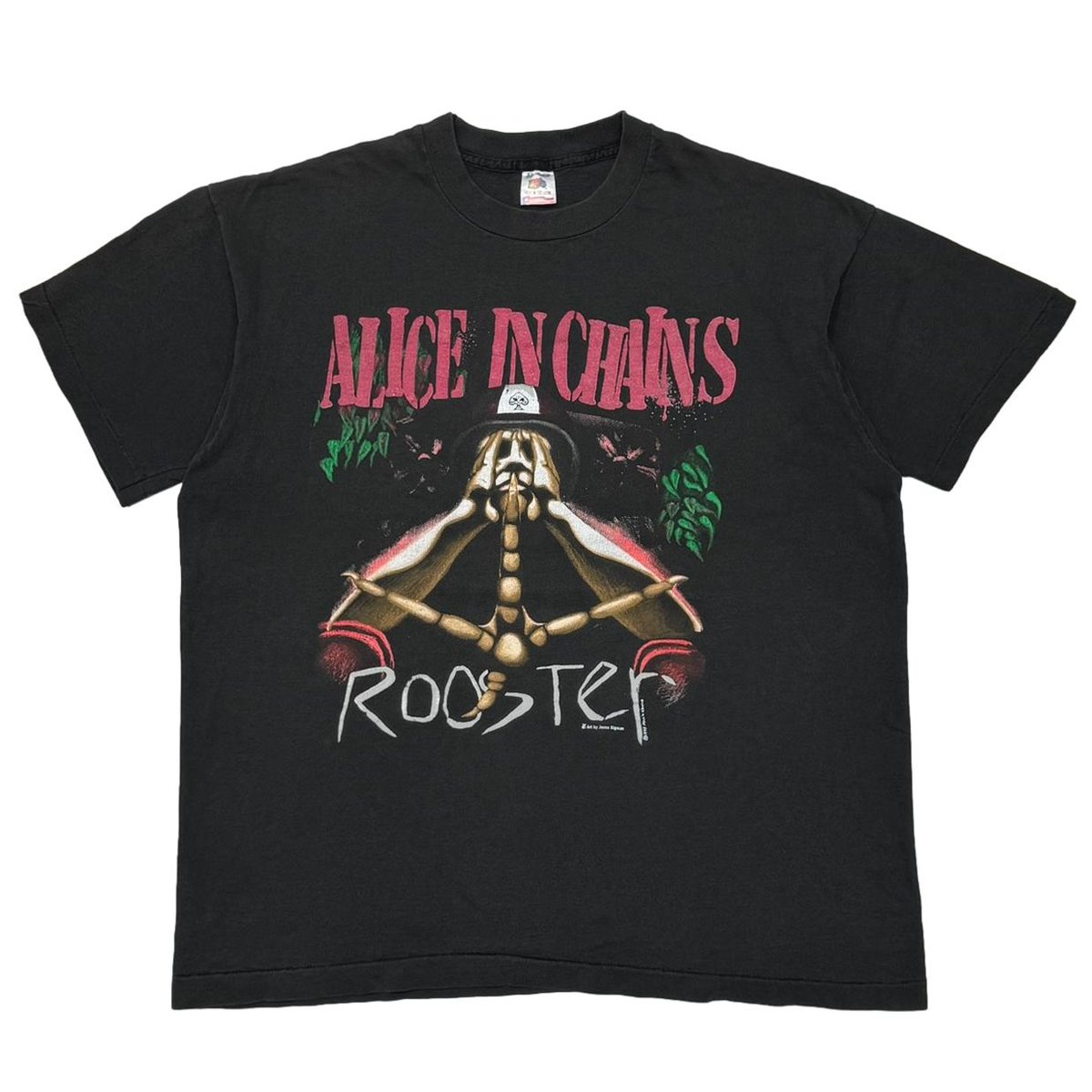 ALICE IN CHAINS 1993 ROOSTER FRUIT OF THE LOOM XL 5596
