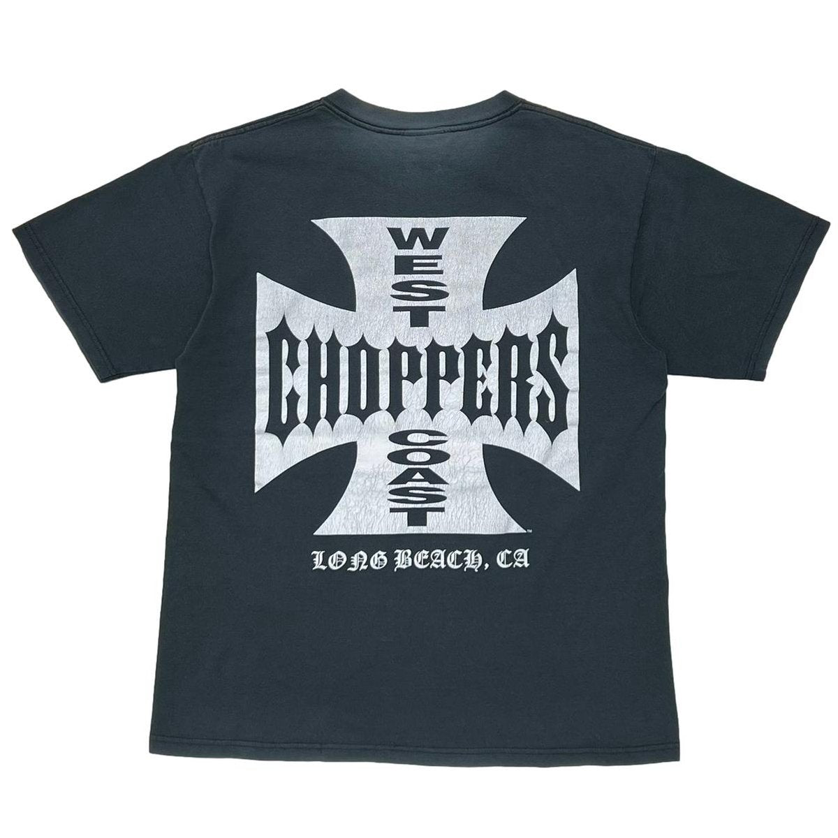 WEST COAST CHOPPERS IRON CROSS LONG BEACH CA SS MEDIUM 5962