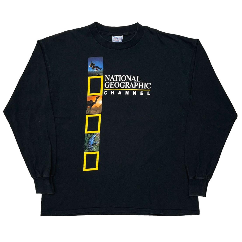 OLD&VINTAGE NATIONAL GEOGRAPHIC CHANNEL LS ALL SPORT XL 8493