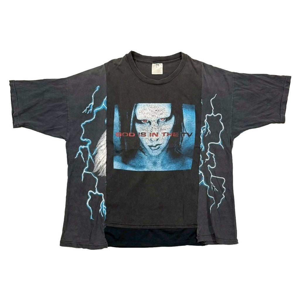 MARILYN MANSON GOD IS IN THE TV USA THUNDER REMAKE FITS XXL 0883