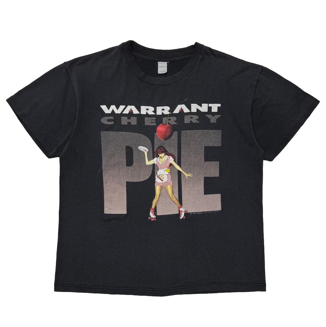 WARRANT CHERRY PIE WORLD TOUR 1991 BLACK LARGE 8991