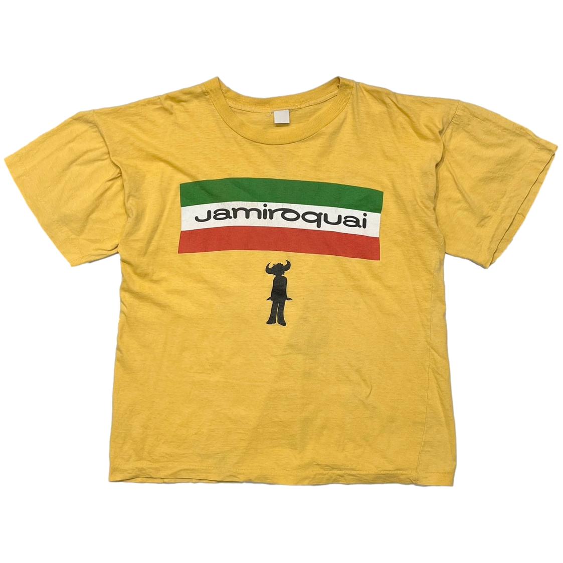 JAMIROQUAI TOUR BUFFALO MAN YELLOW FITS L-XL 9582