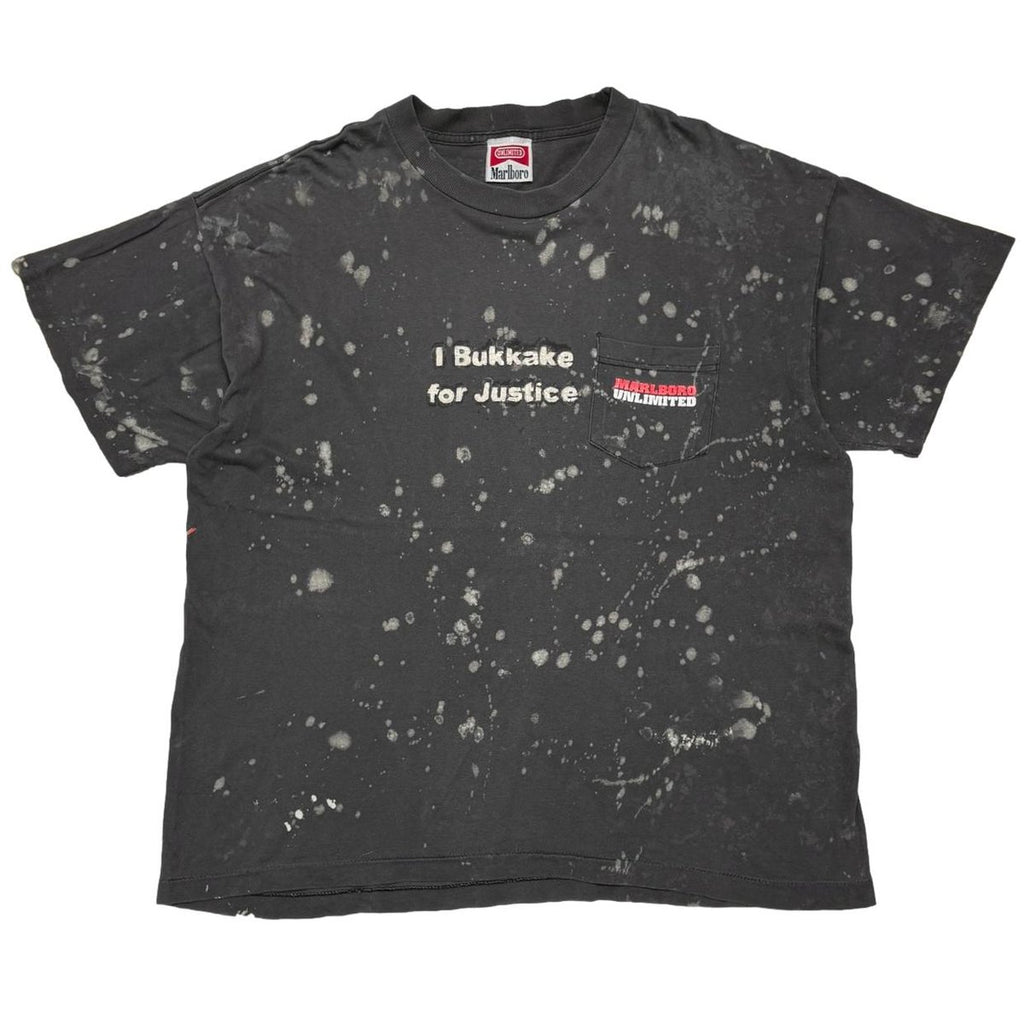 Marlboro I BUKKAKE FOR JUSTICE LIZARD POCKET TEE FITS XL 8507