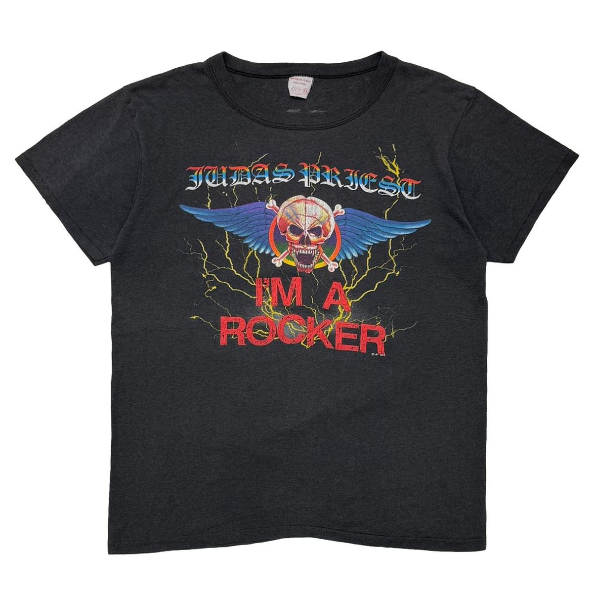 JUDAS PRIEST I'M A ROCKER SKULL WING XL 8385