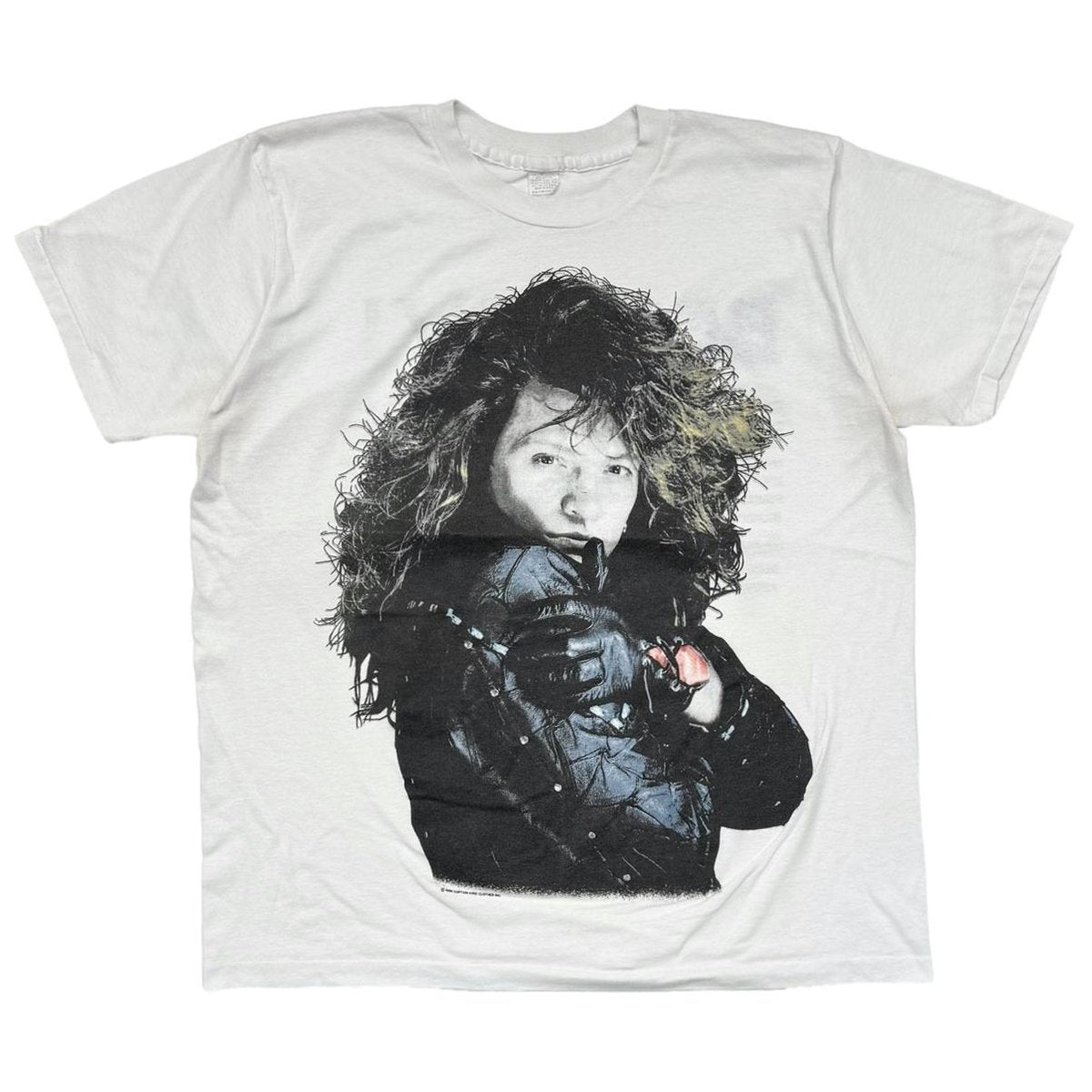 BON JOVI 1988 PORTRAIT BACK TOUR WHITE OSFA FITS XL 5344