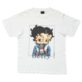 BETTY BOOP 1997 TOMMY HILFIGER PARODY WHITE CHANGES LARGE 4653