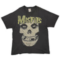 MISFITS 1997 HUGE SKULL BLACK/GREEN HANES XL 0972