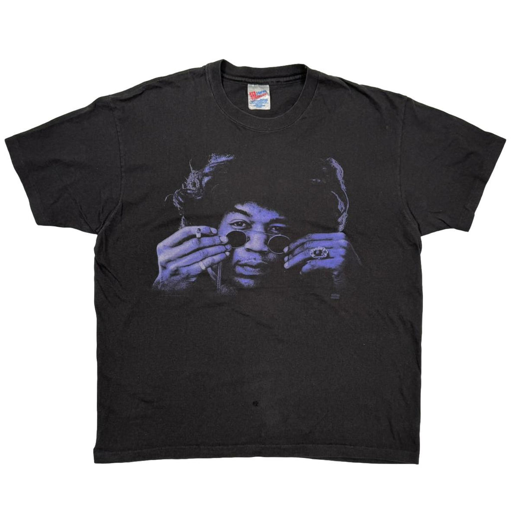 JIMI HENDRIX 1993 PURPLE FACE HANES XL 7529