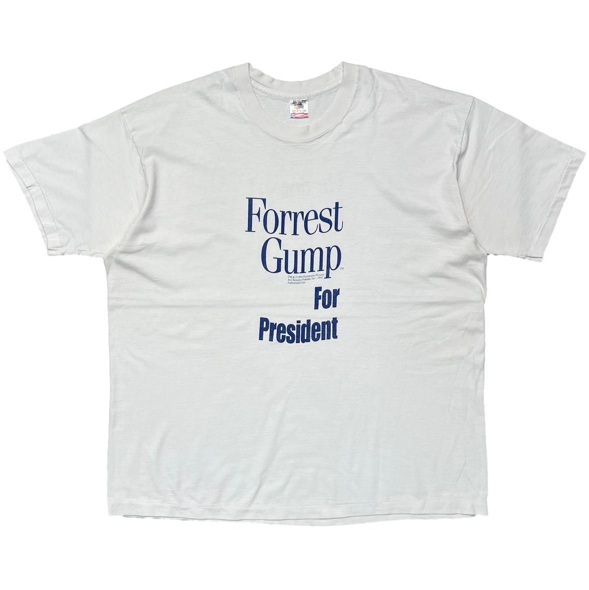 FORREST GUMP MOVIE PROMO FOR PRESIDENT WHITE FRUIT OF THE LOOM XL 6920