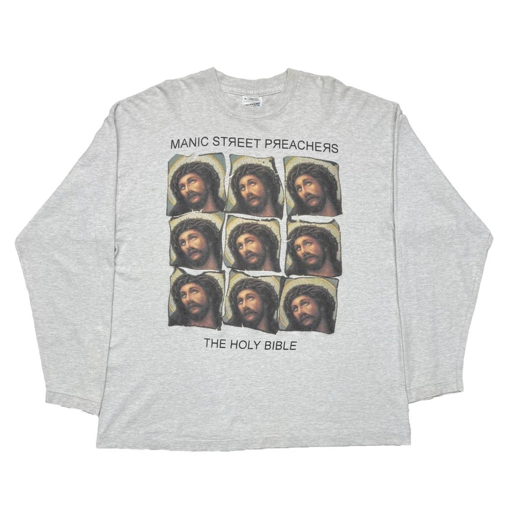 MANIC STREET PREACHERS THE HOLY BIBLE LS GREY SCREEN STARS XL 0946