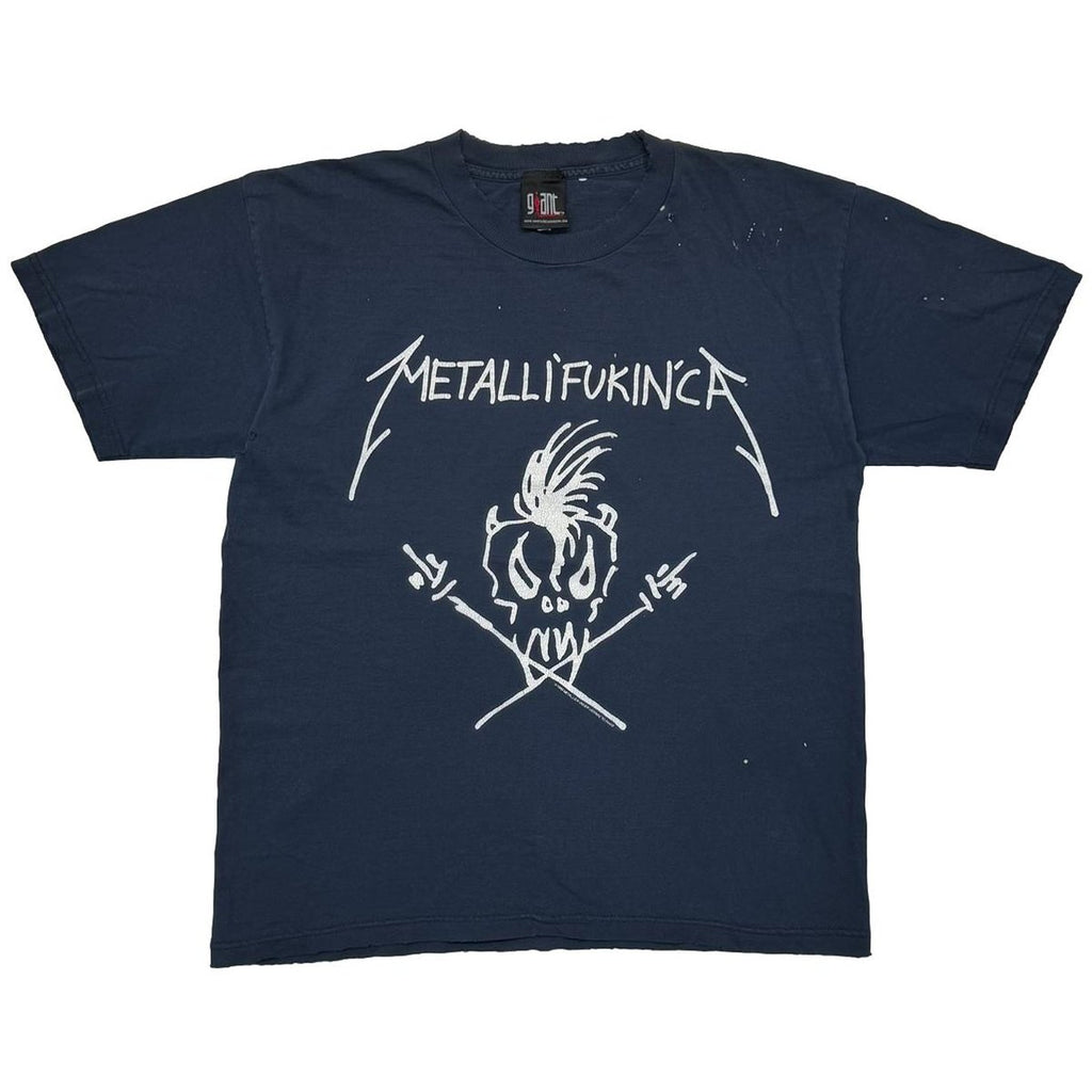 METALLICA METALLIFUKINCA 1993 NAVY GIANT LARGE 2813