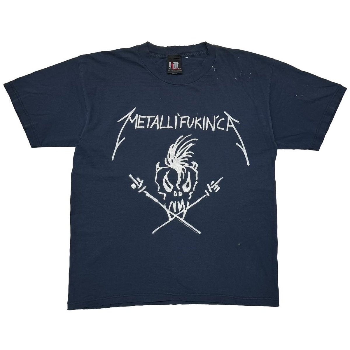 METALLICA METALLIFUKINCA 1993 NAVY GIANT LARGE 2813
